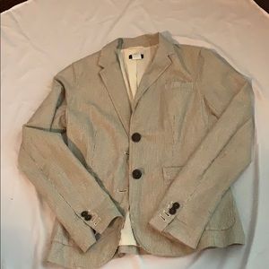 Women’s pinstriped blazer
